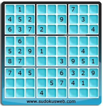 Sudoku de Nivel Fácil Sudoku de Nivel Fácil