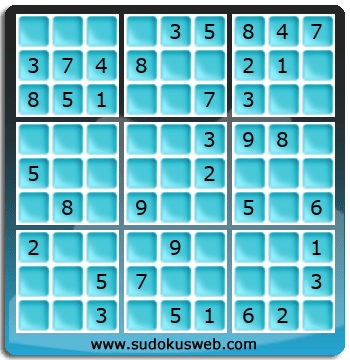 Sudoku de Nivel Fácil Sudoku de Nivel Fácil