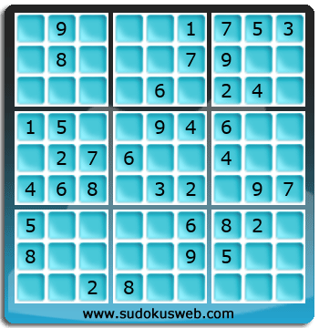 Sudoku de Nivel Fácil Sudoku de Nivel Fácil