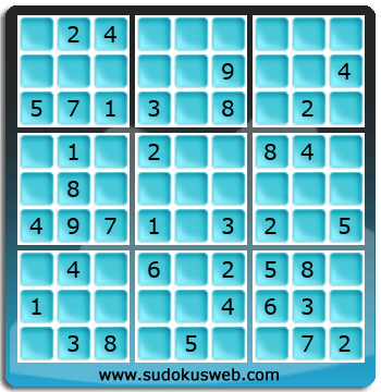 Sudoku de Nivel Fácil Sudoku de Nivel Fácil