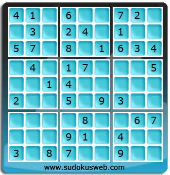 Sudoku de Nivel Fácil Sudoku de Nivel Fácil