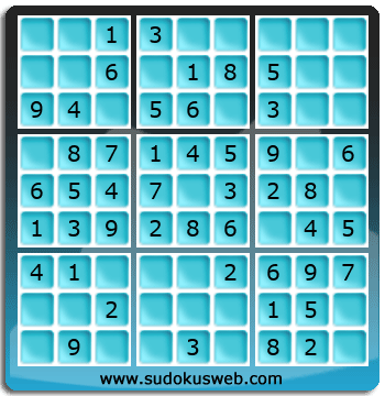 Sudoku de Nivel Muy Fácil Sudoku de Nivel Muy Fácil