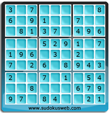 Sudoku de Nivel Muy Fácil Sudoku de Nivel Muy Fácil