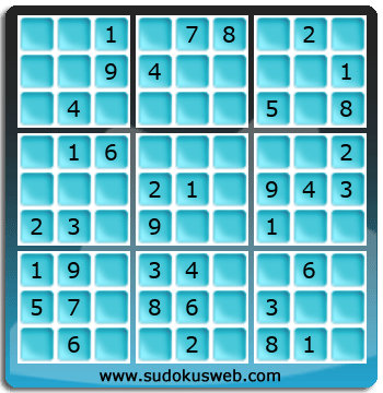 Sudoku de Nivel Fácil Sudoku de Nivel Fácil