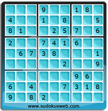 Sudoku de Nivel Fácil Sudoku de Nivel Fácil
