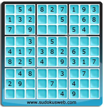 Sudoku de Nivel Muy Fácil Sudoku de Nivel Muy Fácil