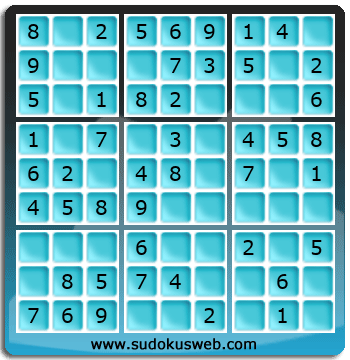 Sudoku de Nivell Molt Fàcil Sudoku de Nivell Molt Fàcil