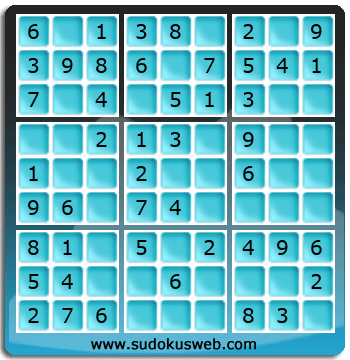 Sudoku de Nivel Muy F&aacute;cil