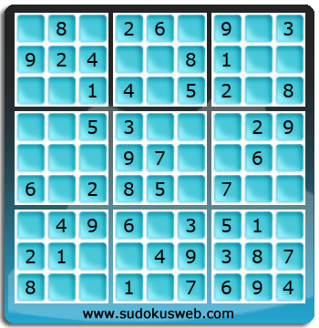 Sudoku de Nivel Muy F&aacute;cil