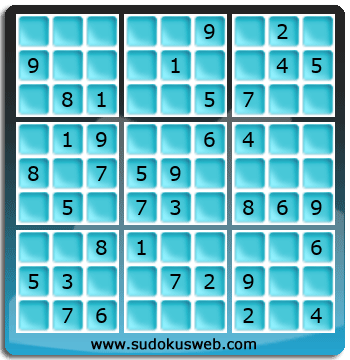 Sudoku de Nivel Fácil Sudoku de Nivel Fácil