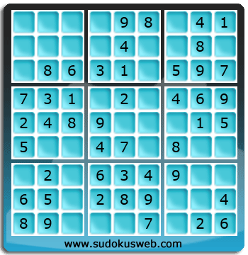 Sudoku de Nivel Muy F&aacute;cil