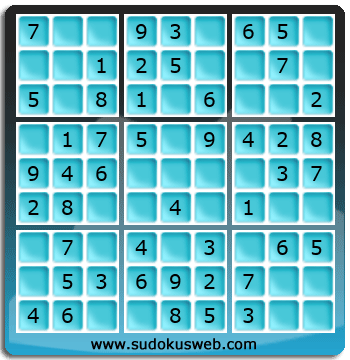 Sudoku de Nivel Muy Fácil Sudoku de Nivel Muy Fácil