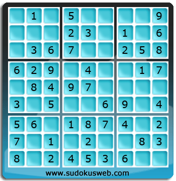 Sudoku de Nivel Muy F&aacute;cil